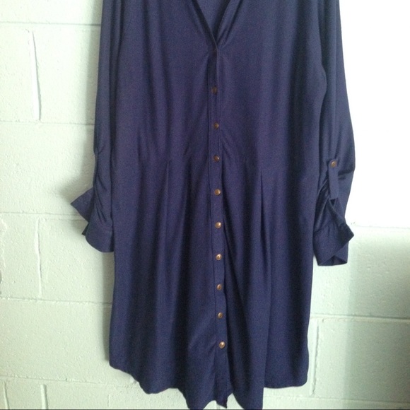 Derek Heart Plus Size Navy Dress - Picture 5 of 5